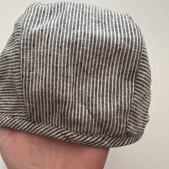 Briar Natural Stripe Silk Lined Bonnet - Picture 4 of 8